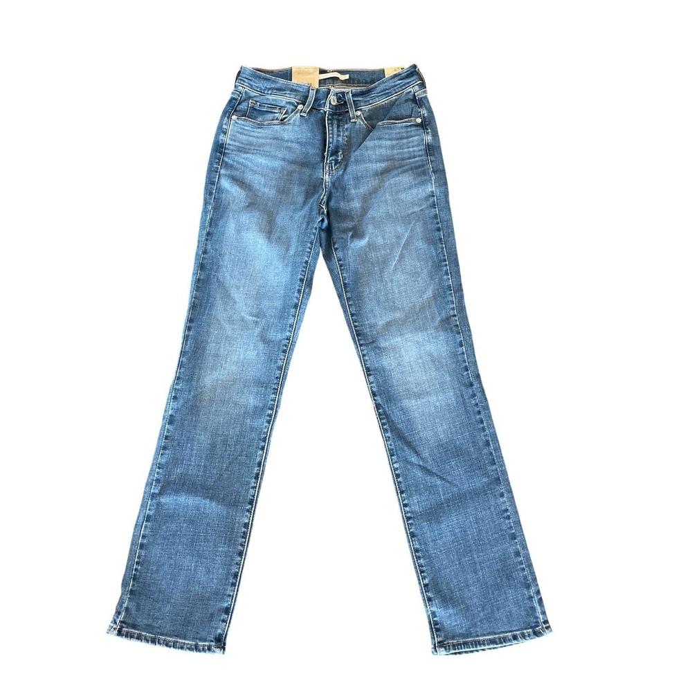 Levis Jeans Classic Straight Mid Rise Easy Through Hip And Thigh Size 27